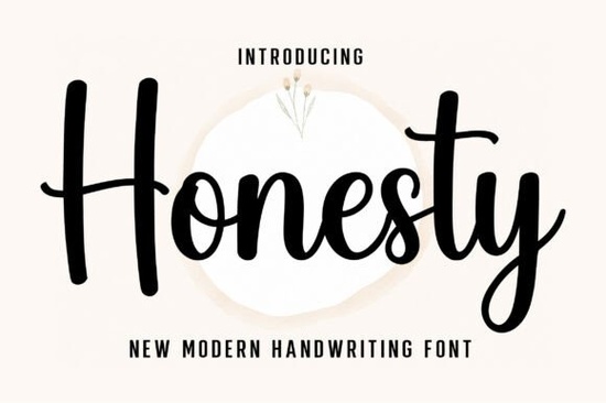 Honesty Font